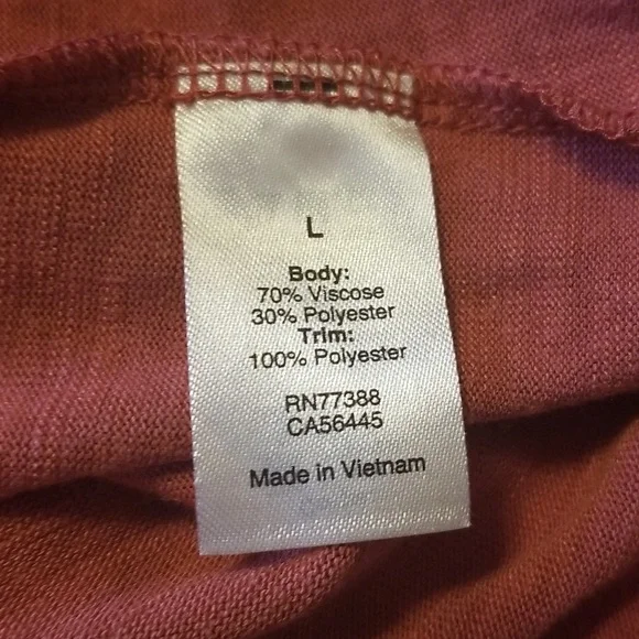 J. Crew Womens Mecrantile Flowy Sleevless Tank Top Dusty Rose Size Large - Picture 7 of 8